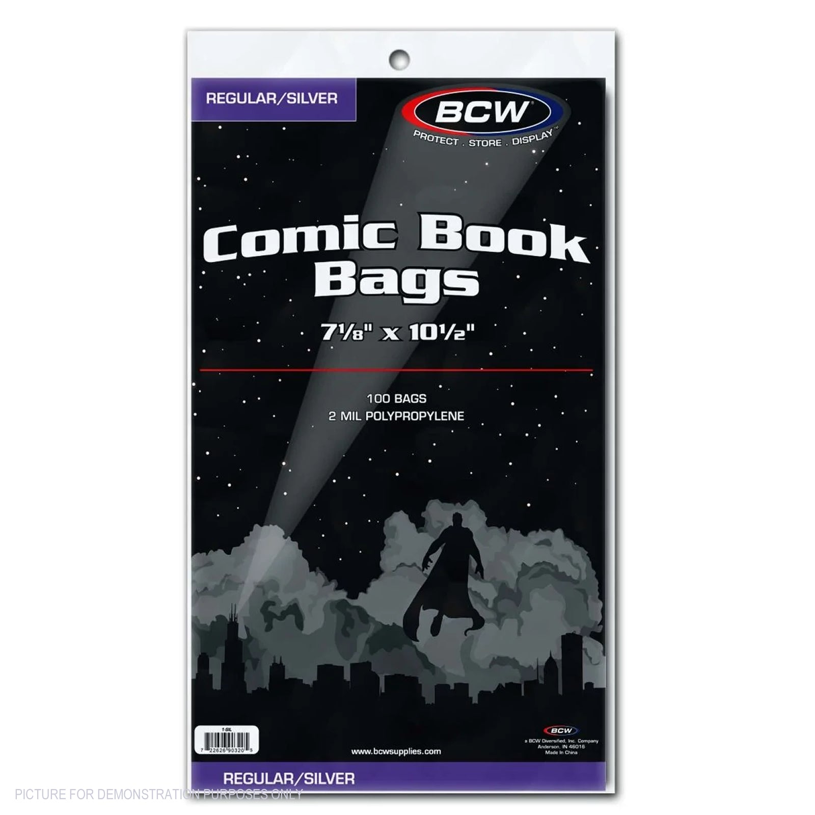 BCW Silver / Regular Comic Bags - Pack of 100
